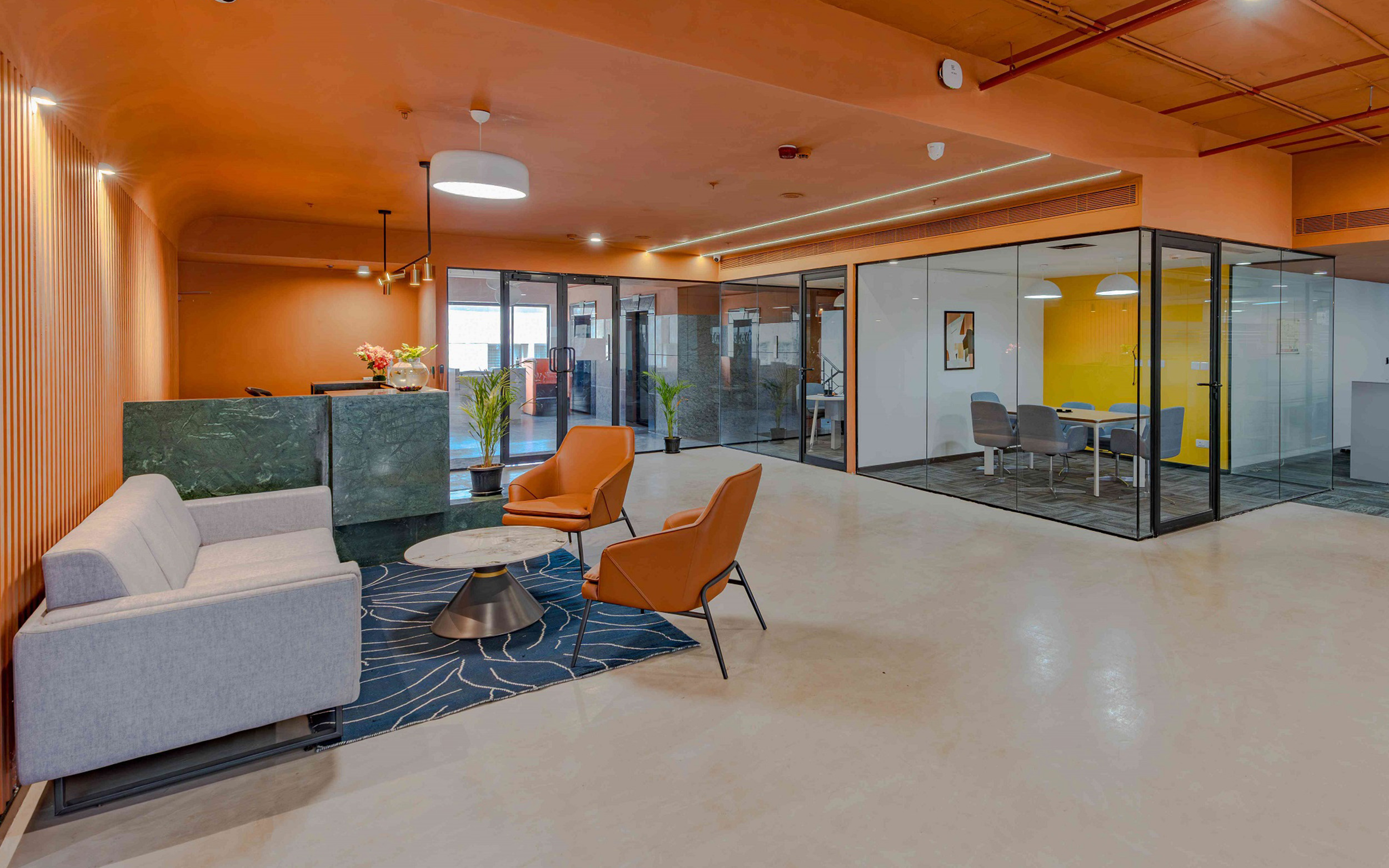 Customisable options Cove offices’ coworking spaces in OMR Chennai